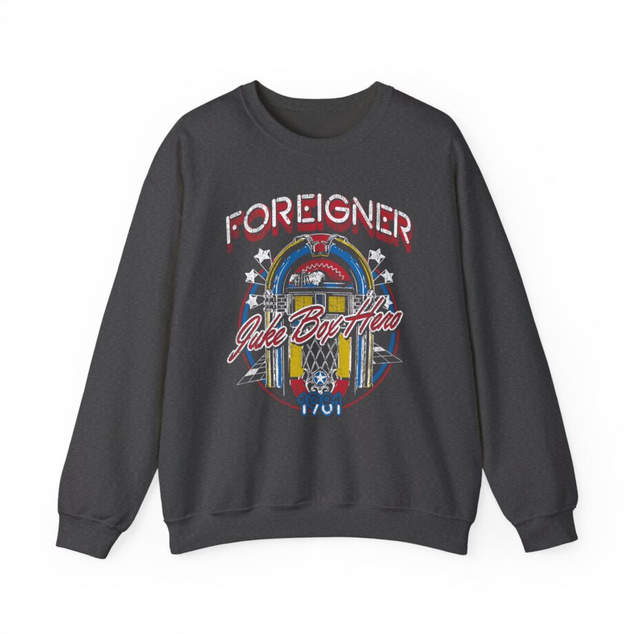 Foreigner Juke Box Hero Unisex Heavy Blend™ Crewneck Sweatshirt