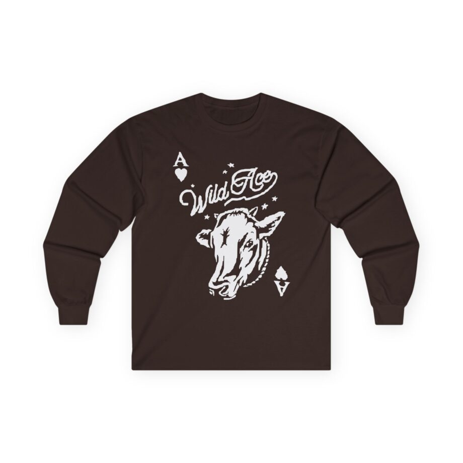 Kallmekris Wild Ace Knit Unisex Ultra Cotton Long Sleeve Tee