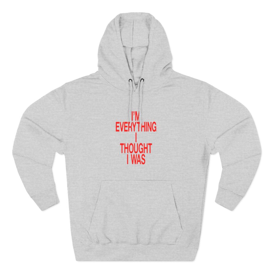 JT Im Everything Three-panel Fleece Hoodie