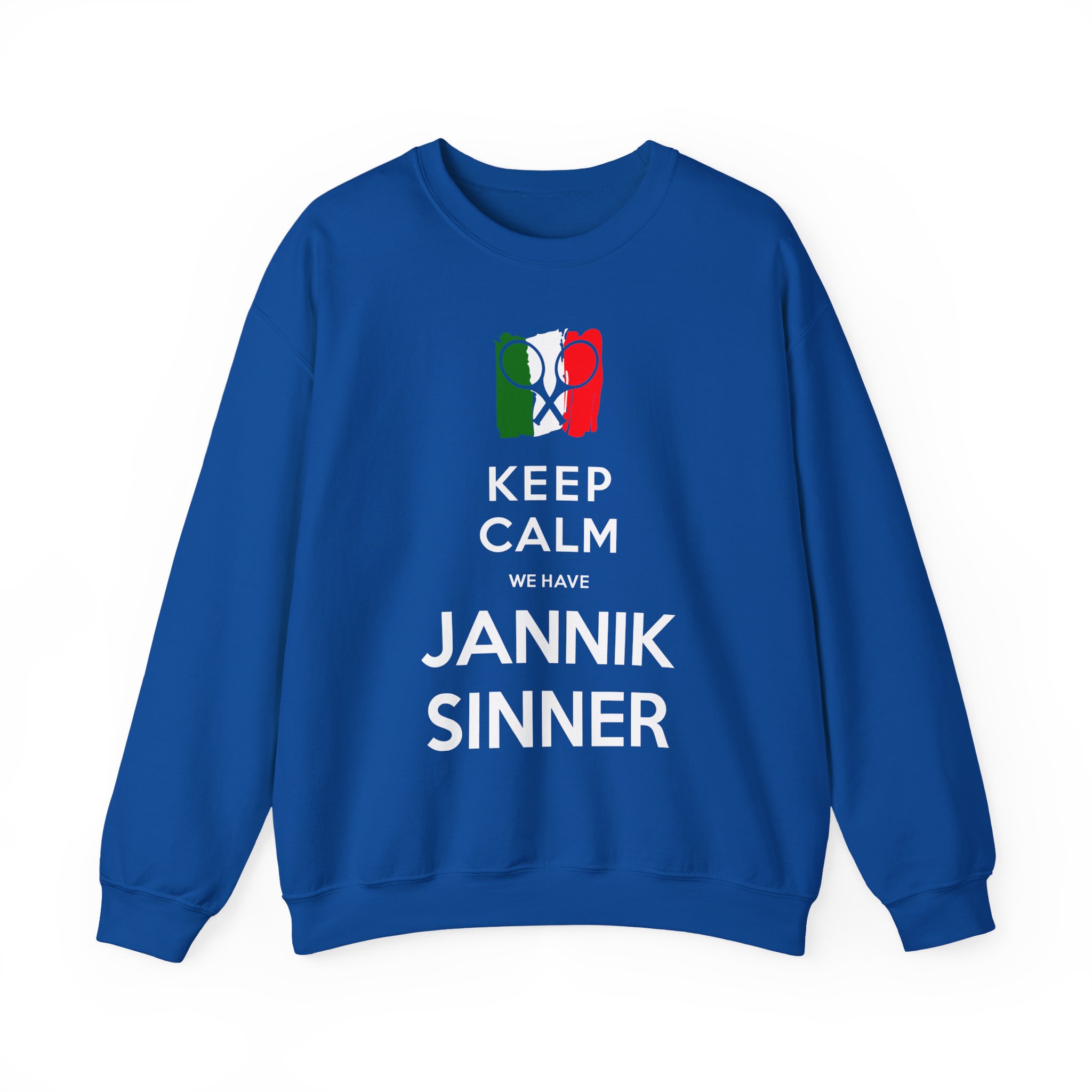 Jannik Sinner Keep Calm We Have Unisex Heavy Blendâ„¢ Crewneck Sweatshirt