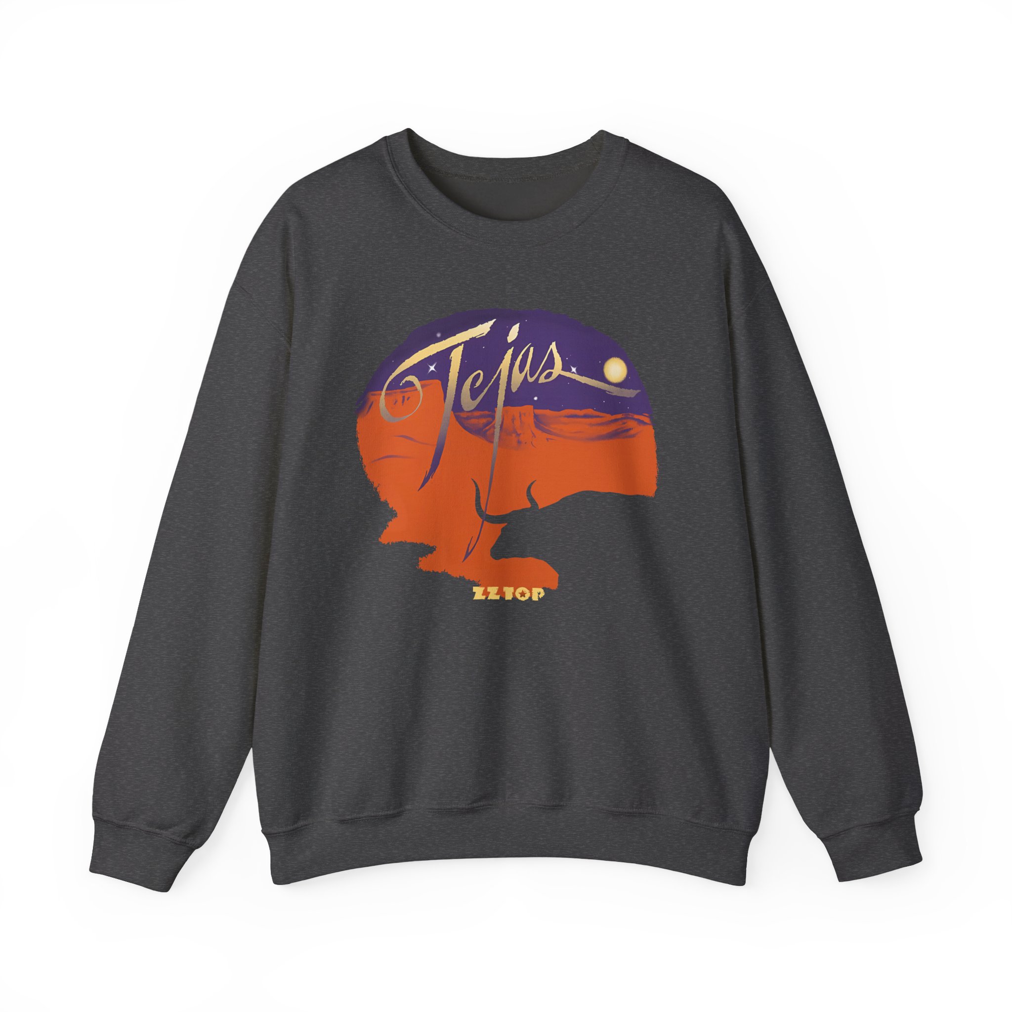 Zz Top Tejas  Unisex Heavy Blendâ„¢ Crewneck Sweatshirt