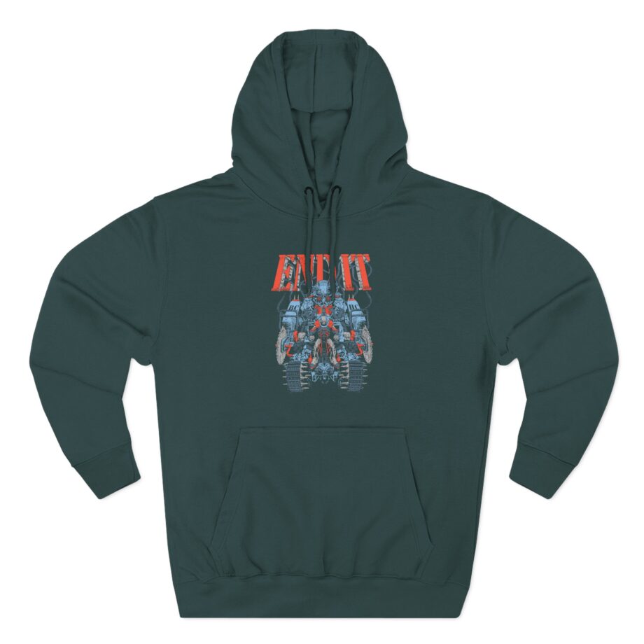 End It Mech Three-Panel Fleece Hoodie
