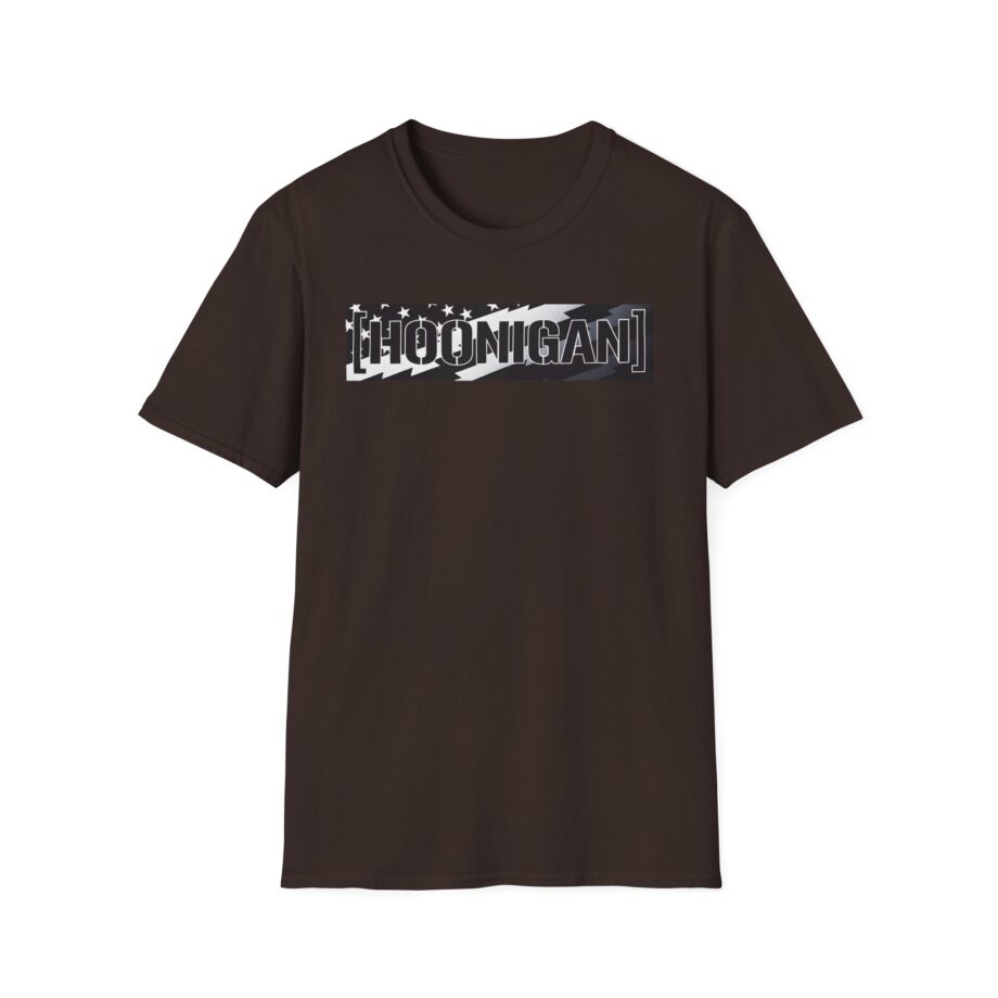 Ken Block Hoonigan Stars & Stripes Censor Bar Unisex Softstyle T-Shirt