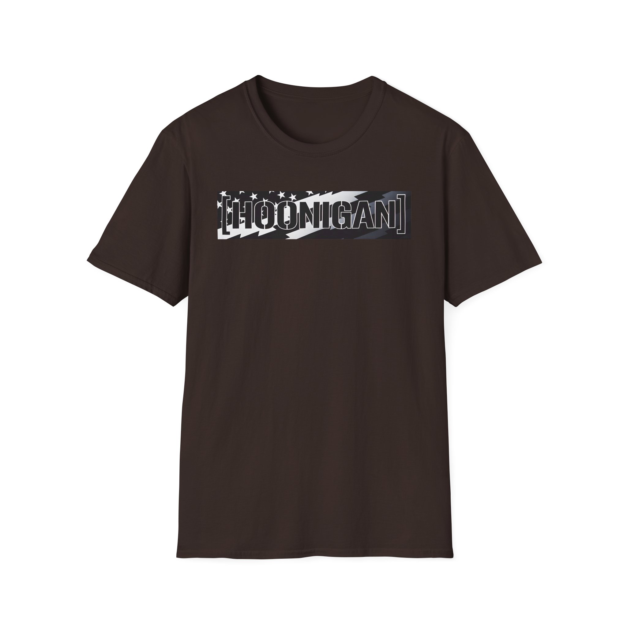 Ken Block Hoonigan Stars & Stripes Censor Bar Unisex Softstyle T-Shirt