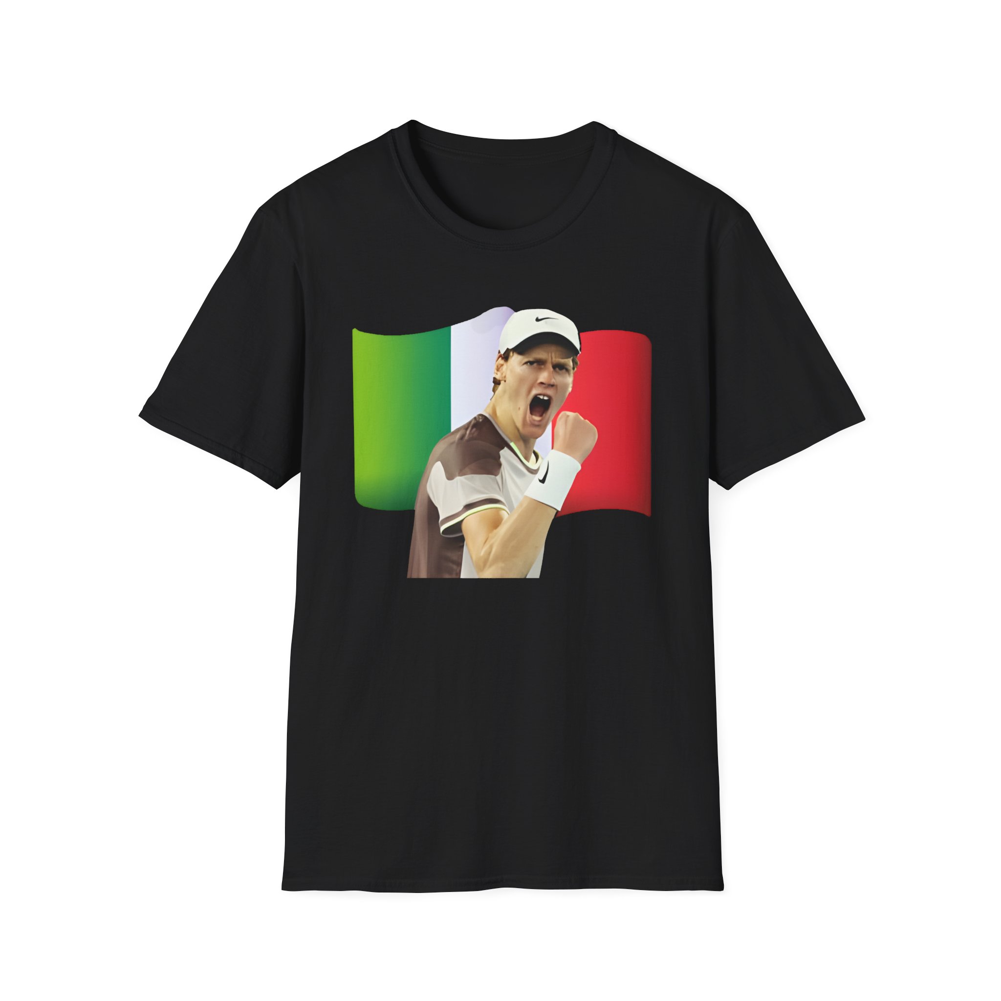 Jannik Sinner Italian Tennis Star Fan Unisex Softstyle T-Shirt