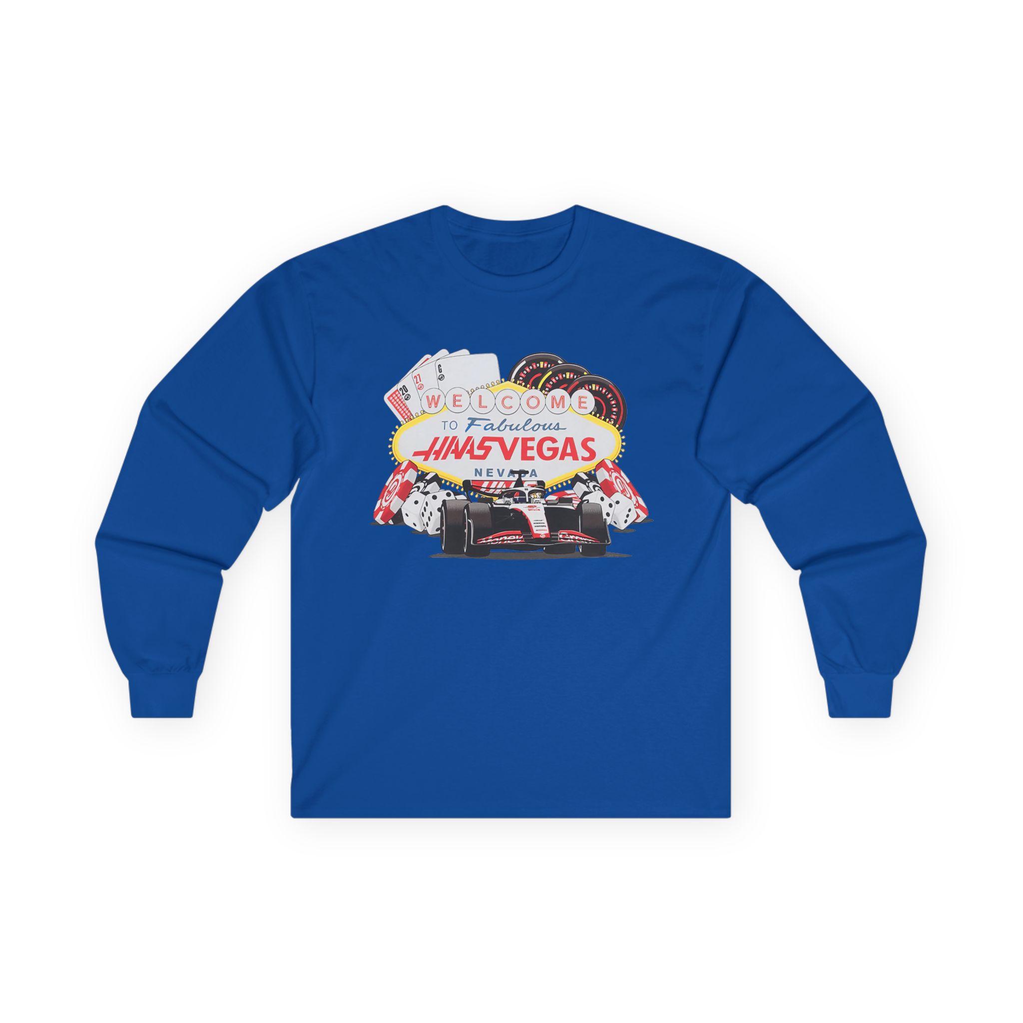 Haas F1 Las Vegas Gp Unisex Ultra Cotton Long Sleeve Tee
