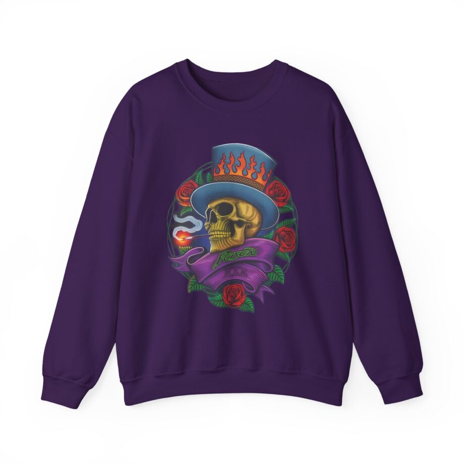 Poison Skull Unisex Heavy Blend™ Crewneck Sweatshirt