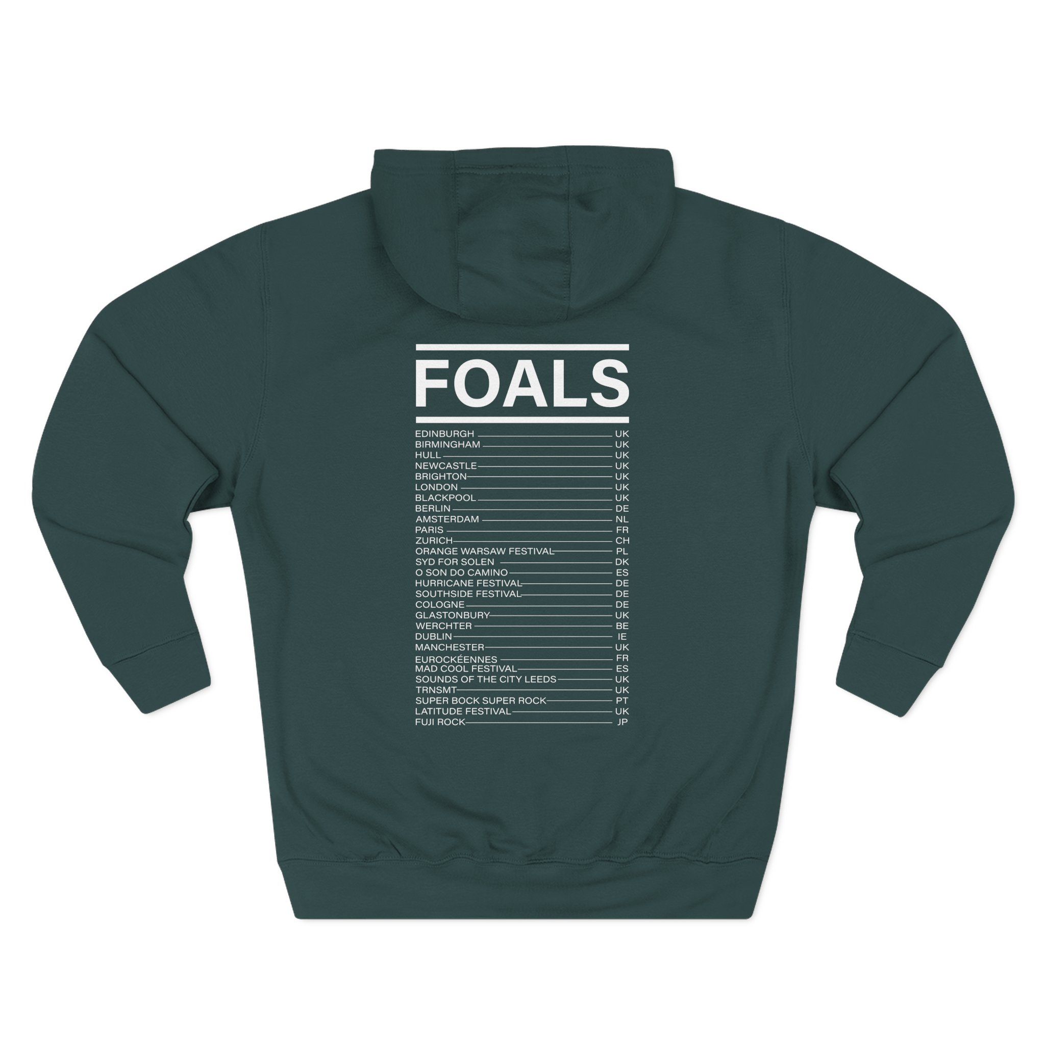 Foals Red Rose Three-Panel Fleece Hoodie