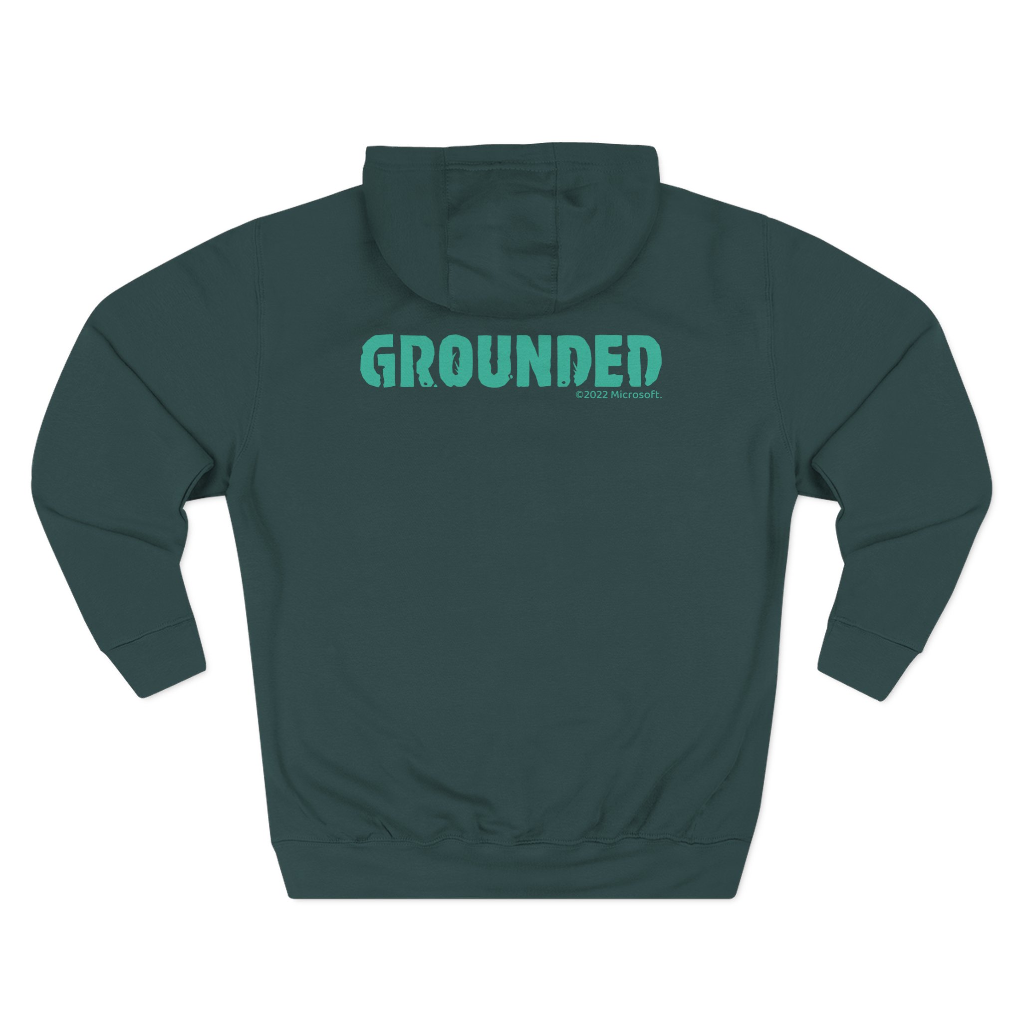 Grounded Faces Three-Panel Fleece Hoodie
