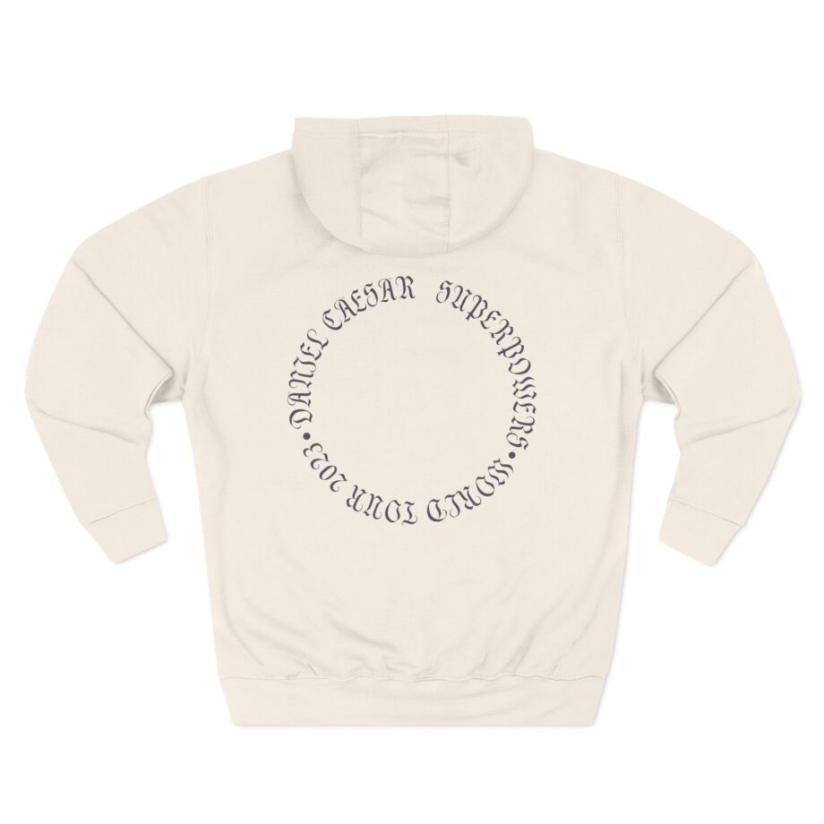 Daniel Caesar Superpowers World Tour Three-Panel Fleece Hoodie