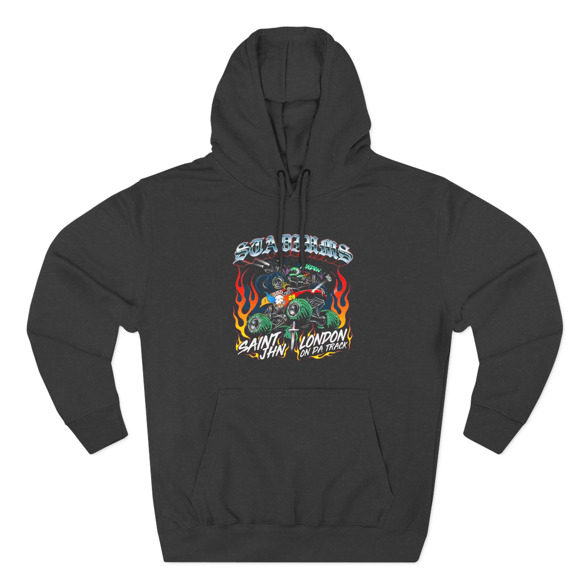 Saint Jhn Stadiums With London on Da Track Three-Panel Fleece Hoodie