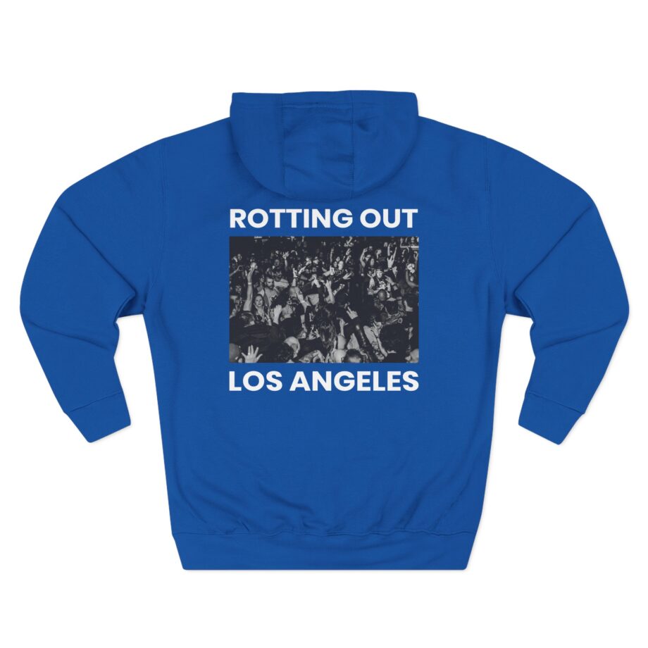 Rotting Out  Los Angeles Three-Panel Fleece Hoodie