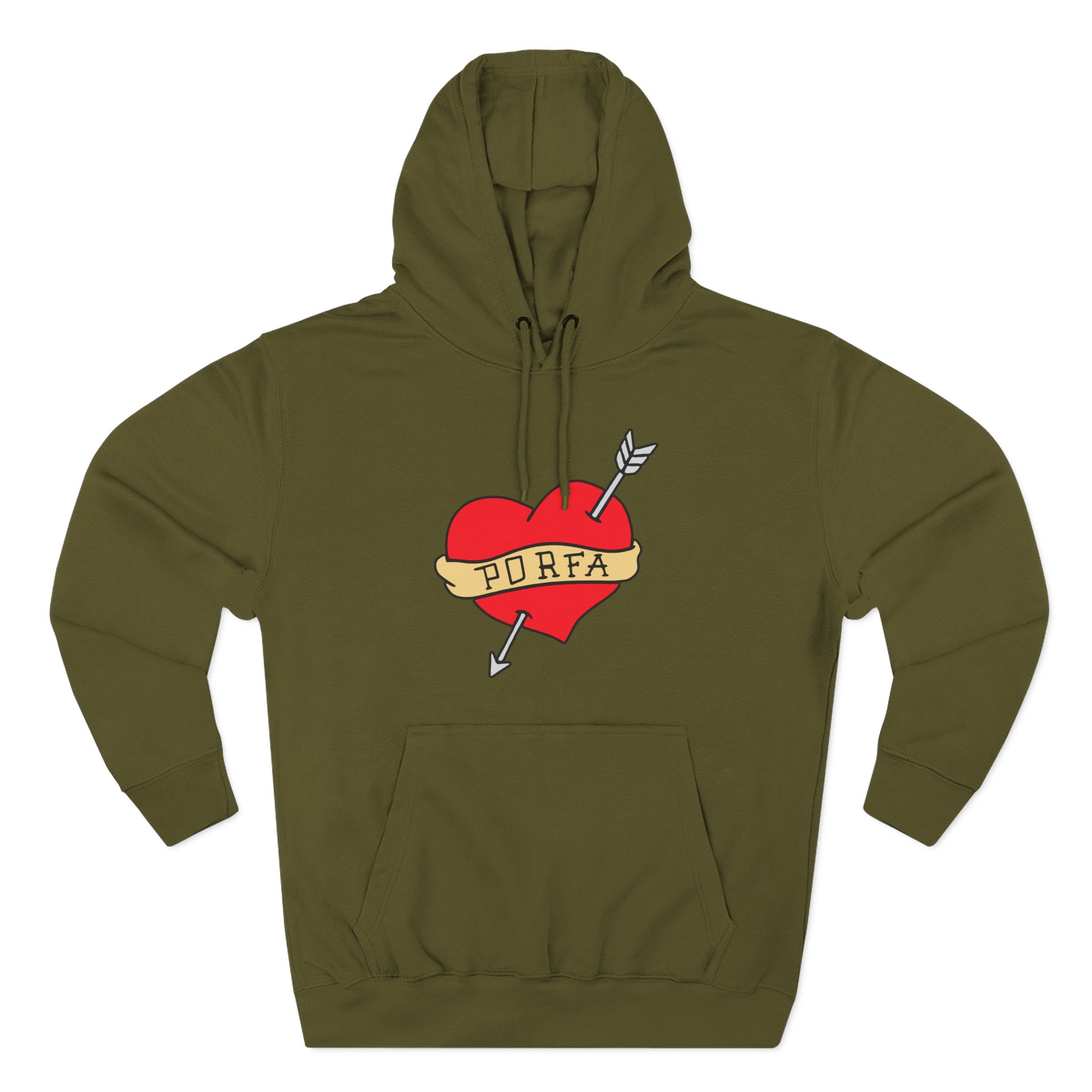 Porfa Lovestruck Three-Panel Fleece Hoodie