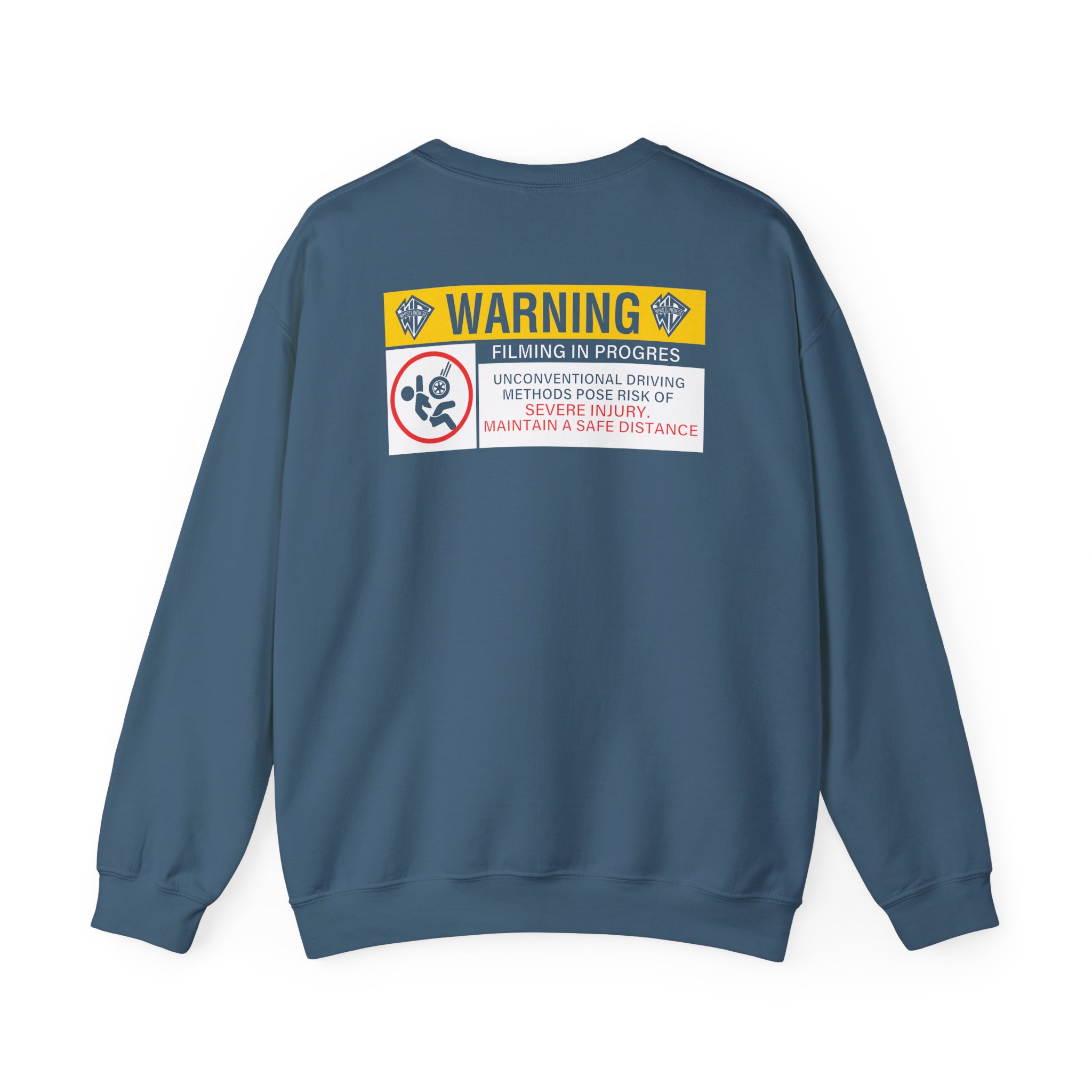 Monstermax Unconventional Driving Unisex Heavy Blendâ„¢ Crewneck Sweatshirt