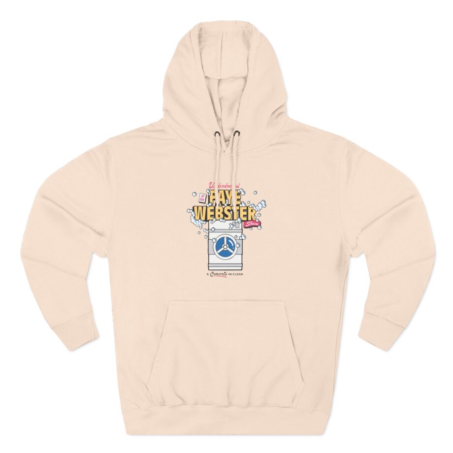 Faye Webster Laundrette  Three-Panel Fleece Hoodie