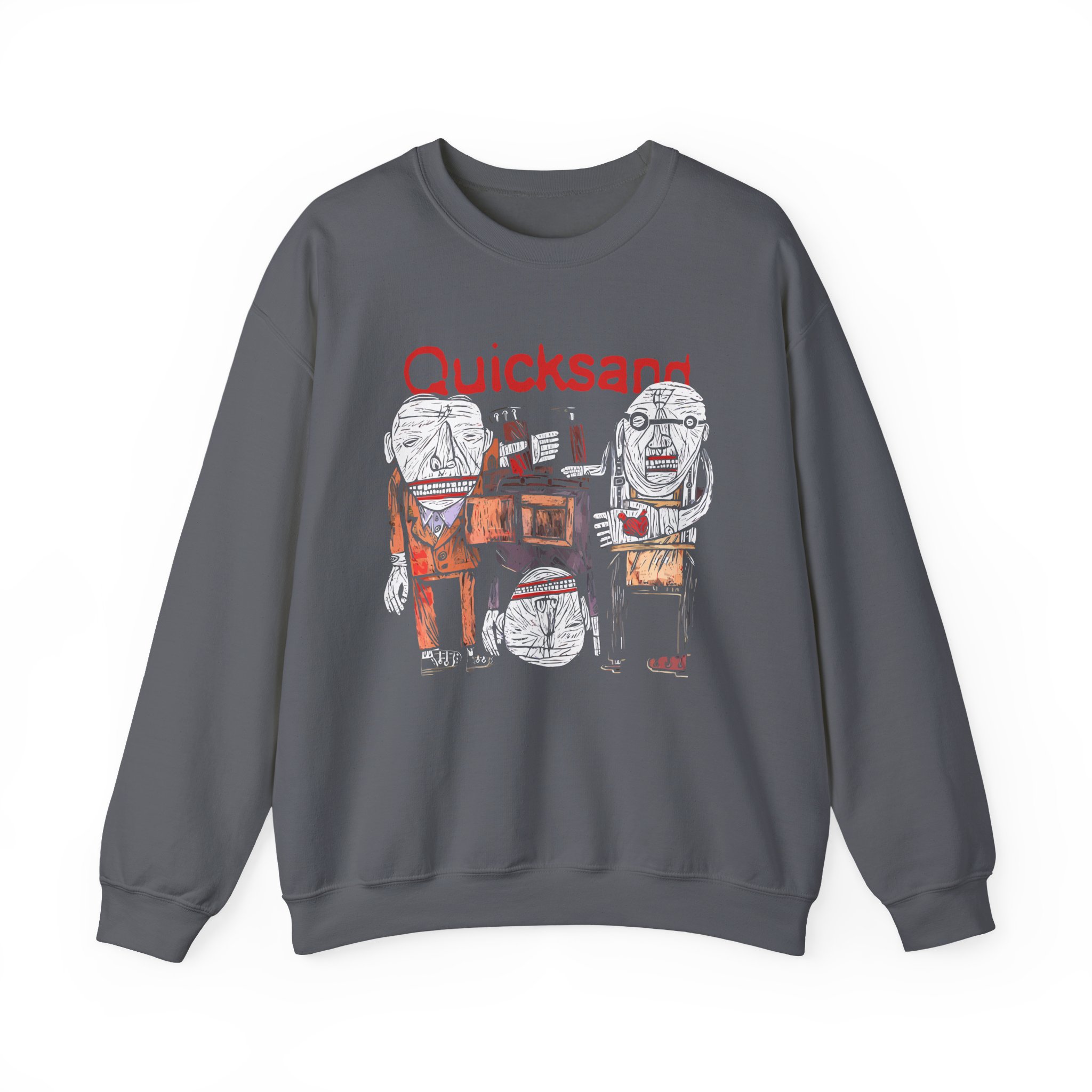 Quicksand Manic Compression Unisex Heavy Blendâ„¢ Crewneck Sweatshirt