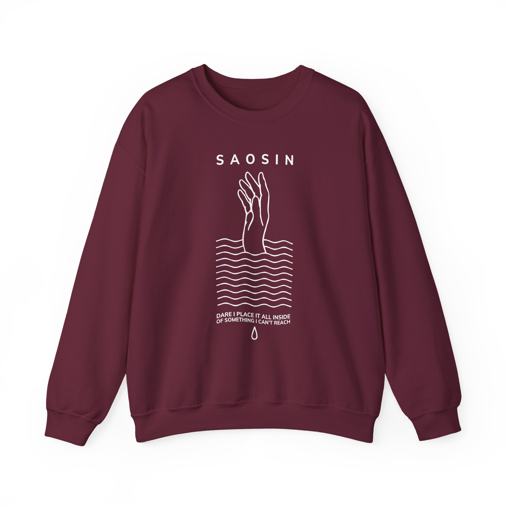 Saosin Illusion & Control Lyric Unisex Heavy Blendâ„¢ Crewneck Sweatshirt