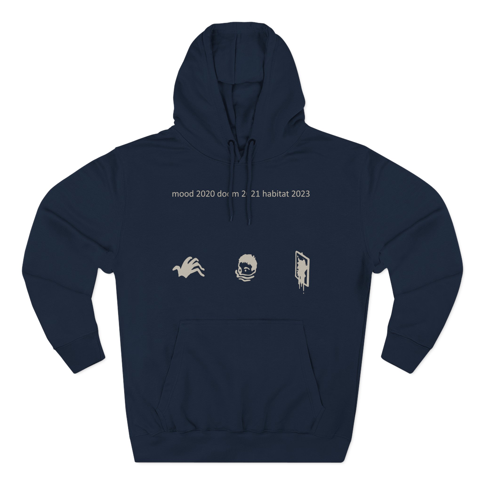 Nayt Three-Panel Fleece Hoodie