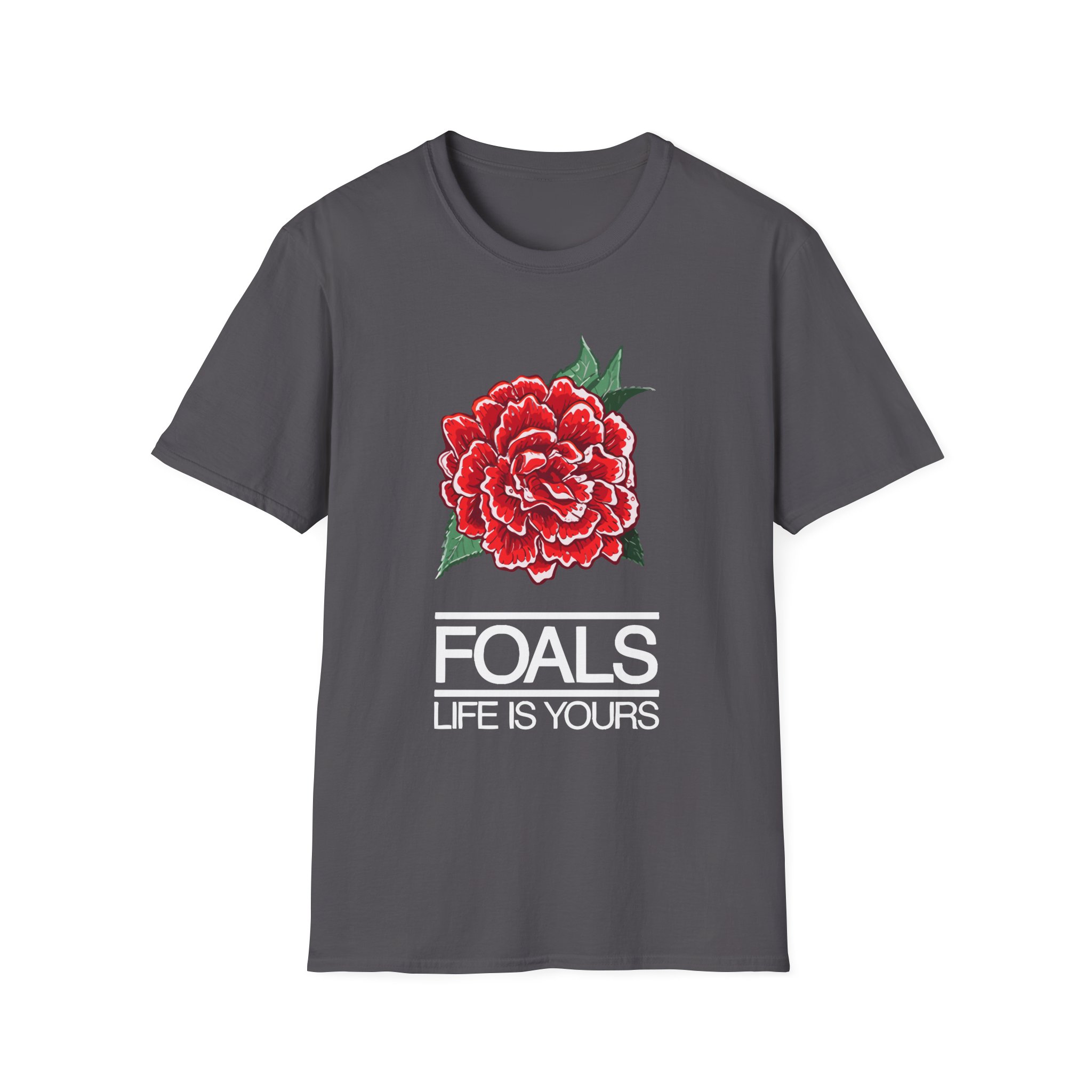 Foals Red Rose Unisex Softstyle T-Shirt