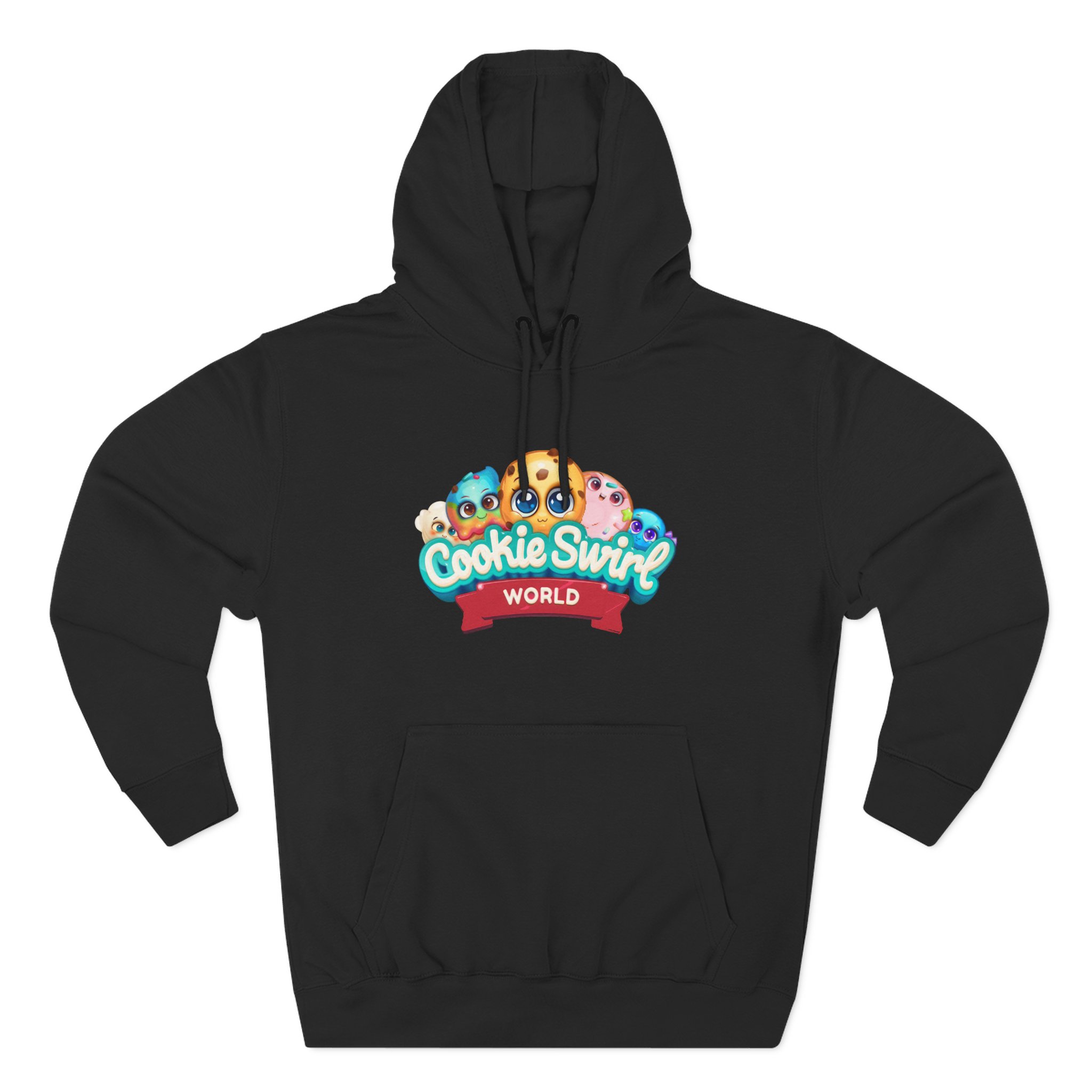 Cookieswirlc Three-Panel Fleece Hoodie