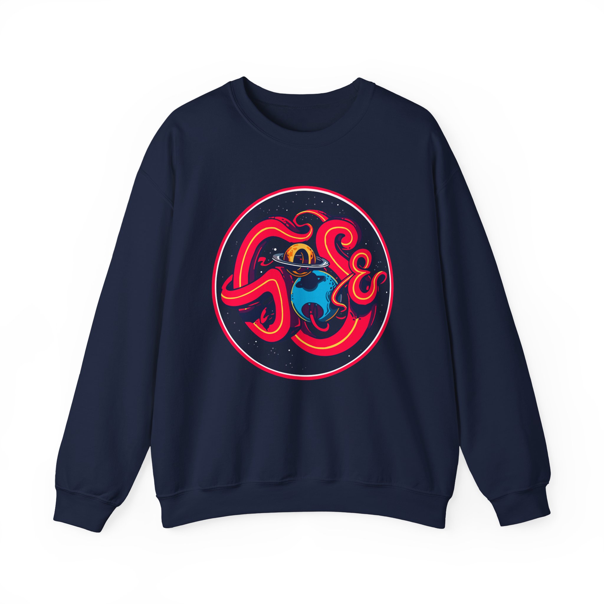 Goose Planetary Unisex Heavy Blendâ„¢ Crewneck Sweatshirt