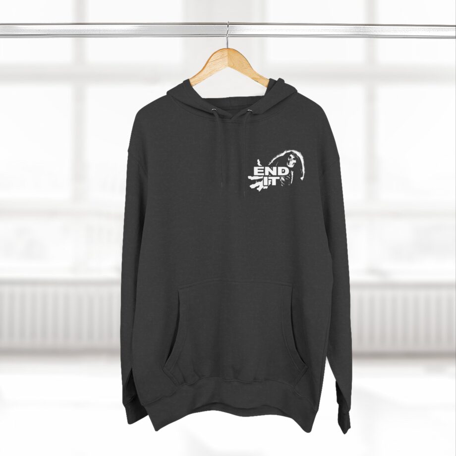 End It Three-Panel Fleece Hoodie