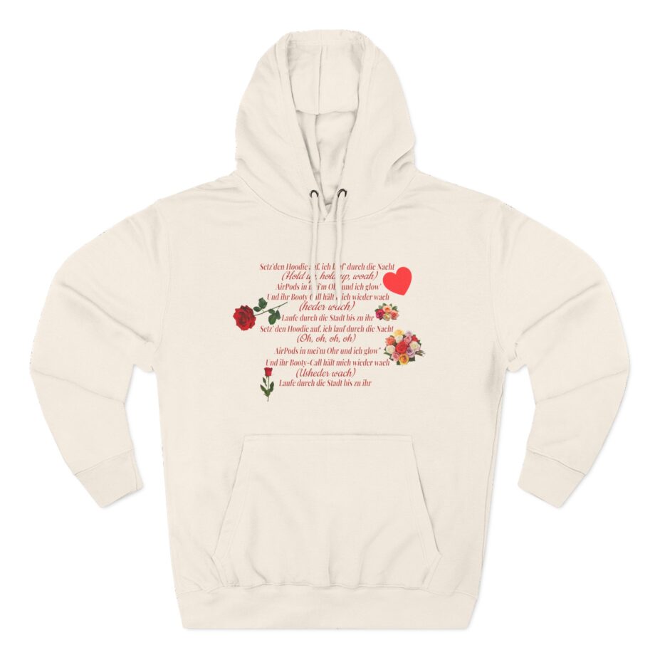 Papaplatte BIS ZU IHR Three-Panel Fleece Hoodie