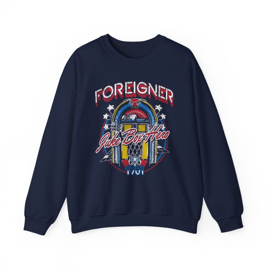 Foreigner Juke Box Hero Unisex Heavy Blend™ Crewneck Sweatshirt