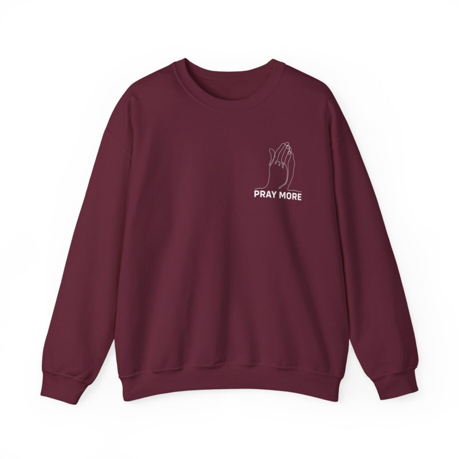 Roman Atwood Pray More Unisex Heavy Blend™ Crewneck Sweatshirt