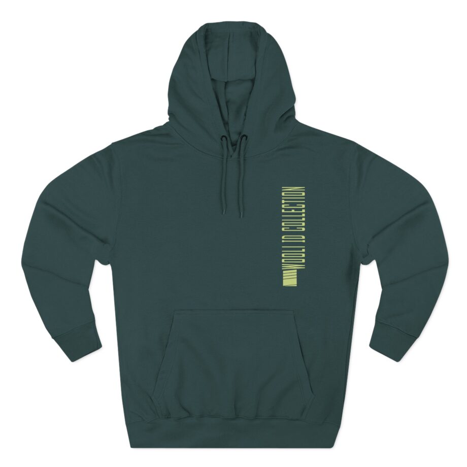 Wooli Logo Three-Panel Fleece Hoodie