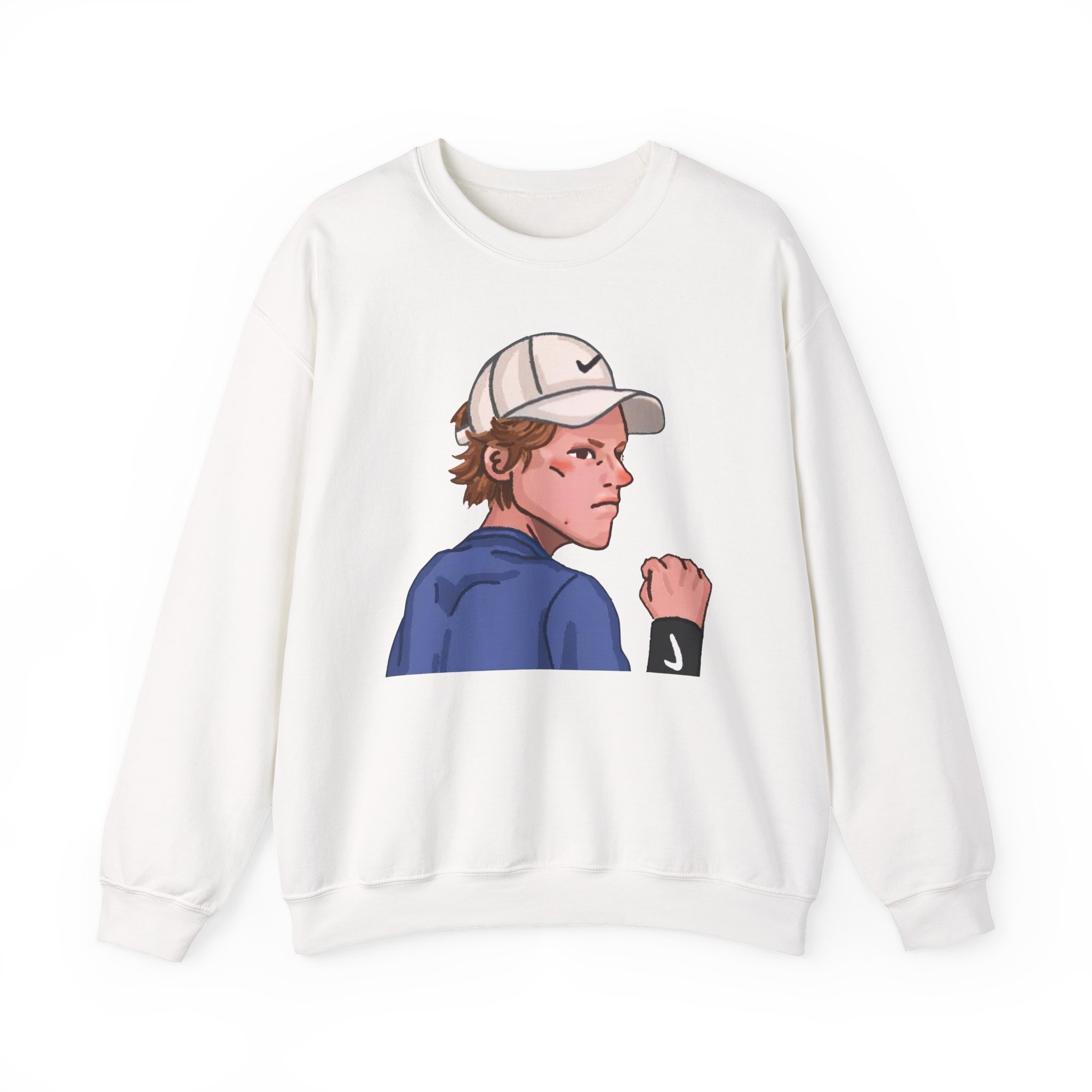 Jannik Sinner Unisex Heavy Blendâ„¢ Crewneck Sweatshirt