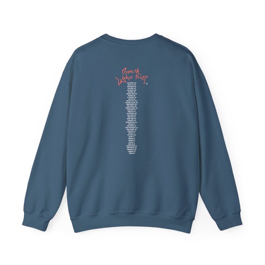 Rosalia World Tour Unisex Heavy Blend™ Crewneck Sweatshirt