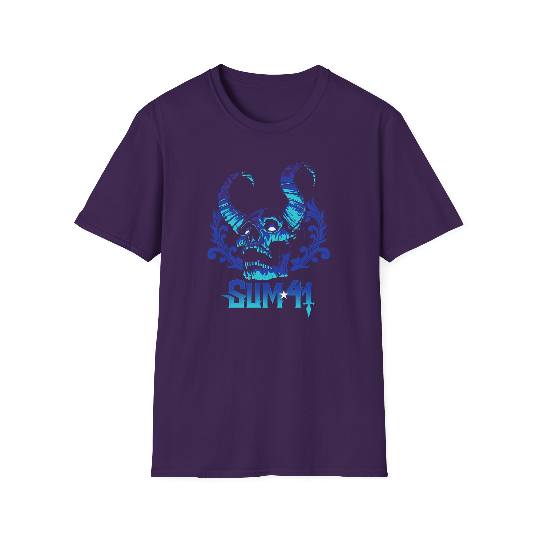 Sum 41 Blue Demon Itin Unisex Softstyle T-Shirt