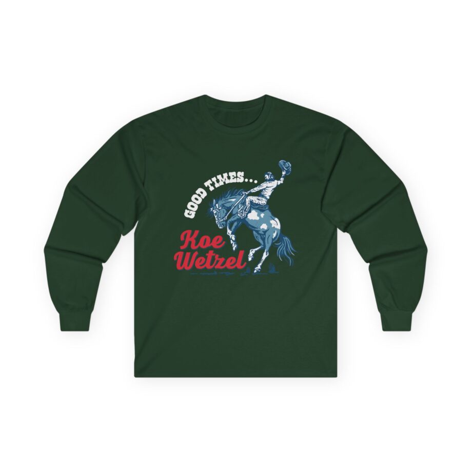 Koe Wetzel Good Times Bronco Unisex Ultra Cotton Long Sleeve Tee