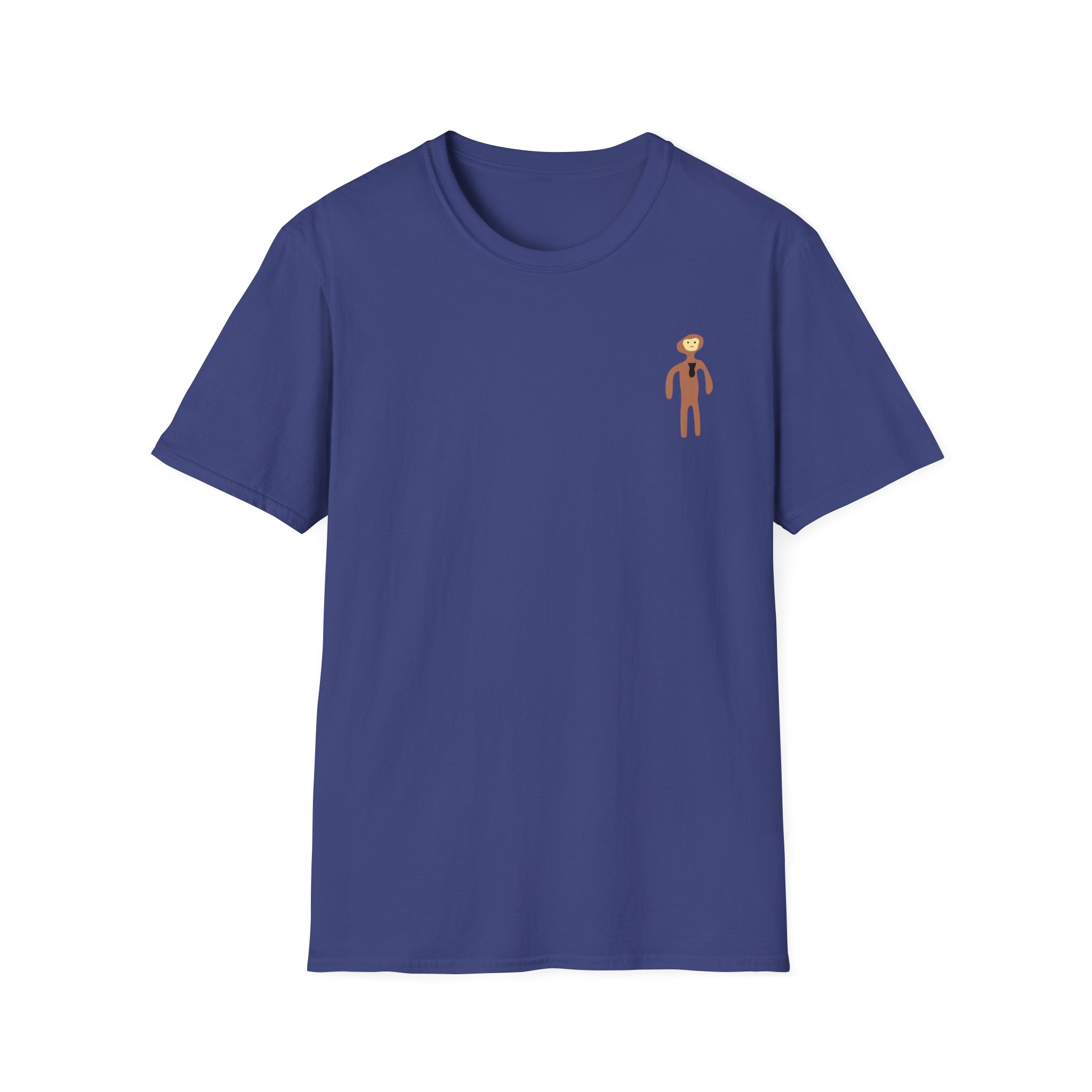 Monke Embroidered Unisex Softstyle T-Shirt