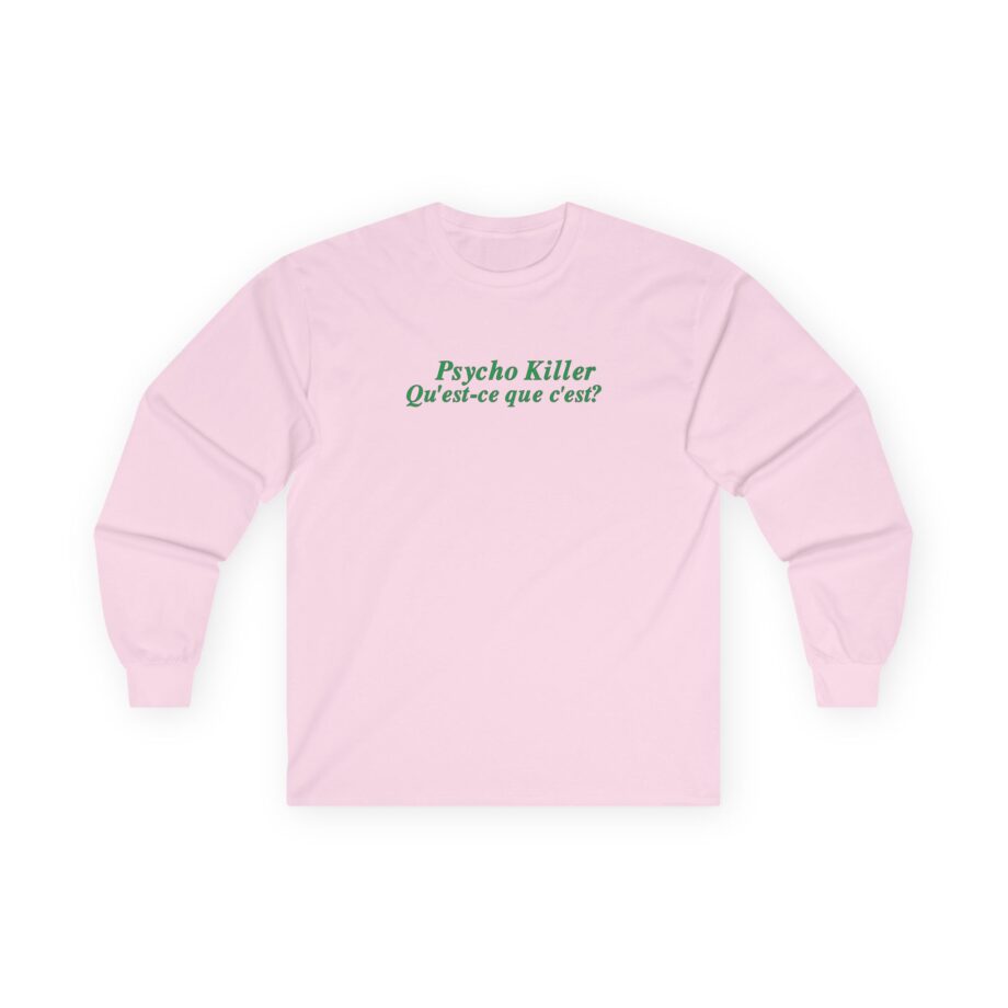 Miley Cyrus Talking Heads X Miley Psycho Killer Unisex Ultra Cotton Long Sleeve Tee