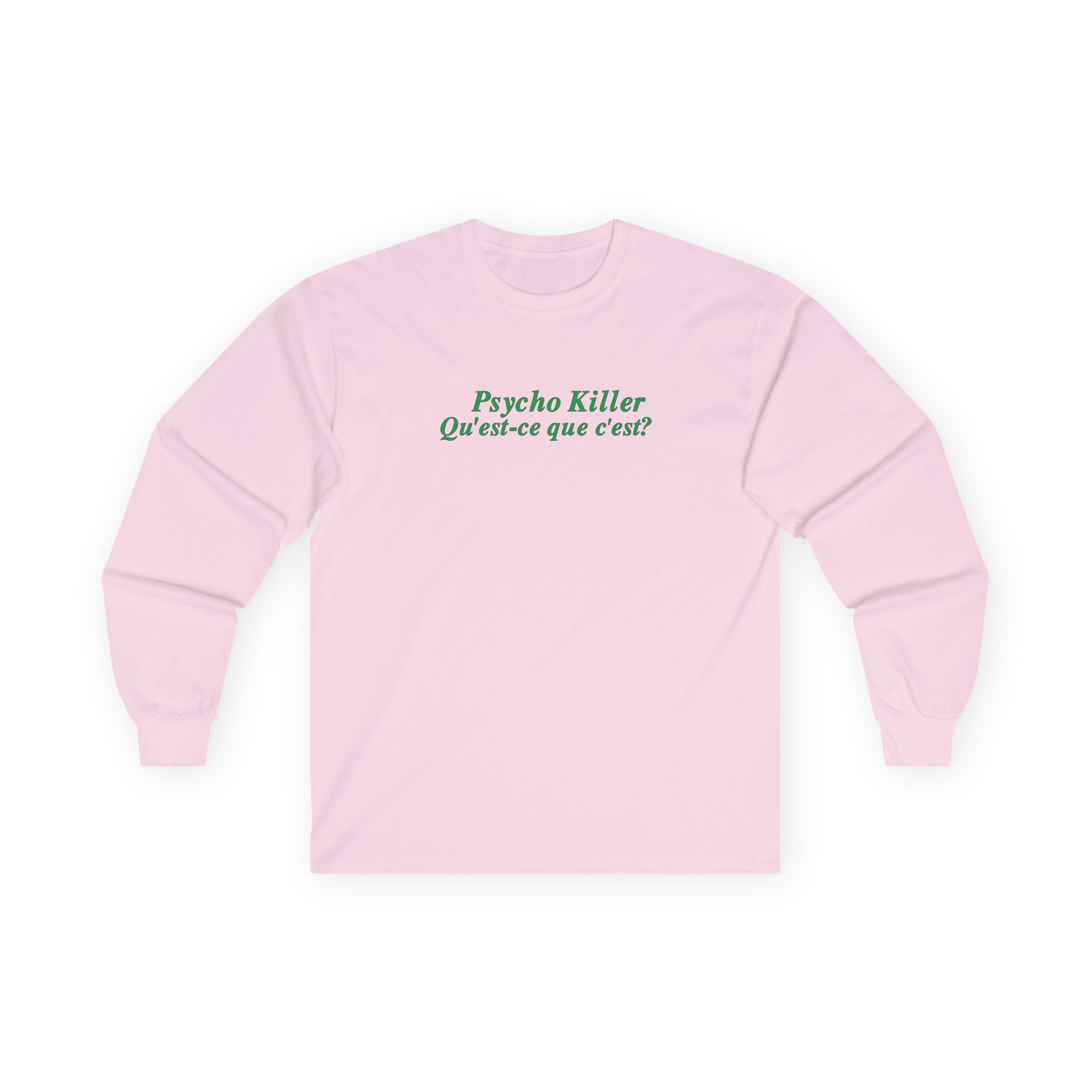 Miley Cyrus Talking Heads X Miley Psycho Killer Unisex Ultra Cotton Long Sleeve Tee