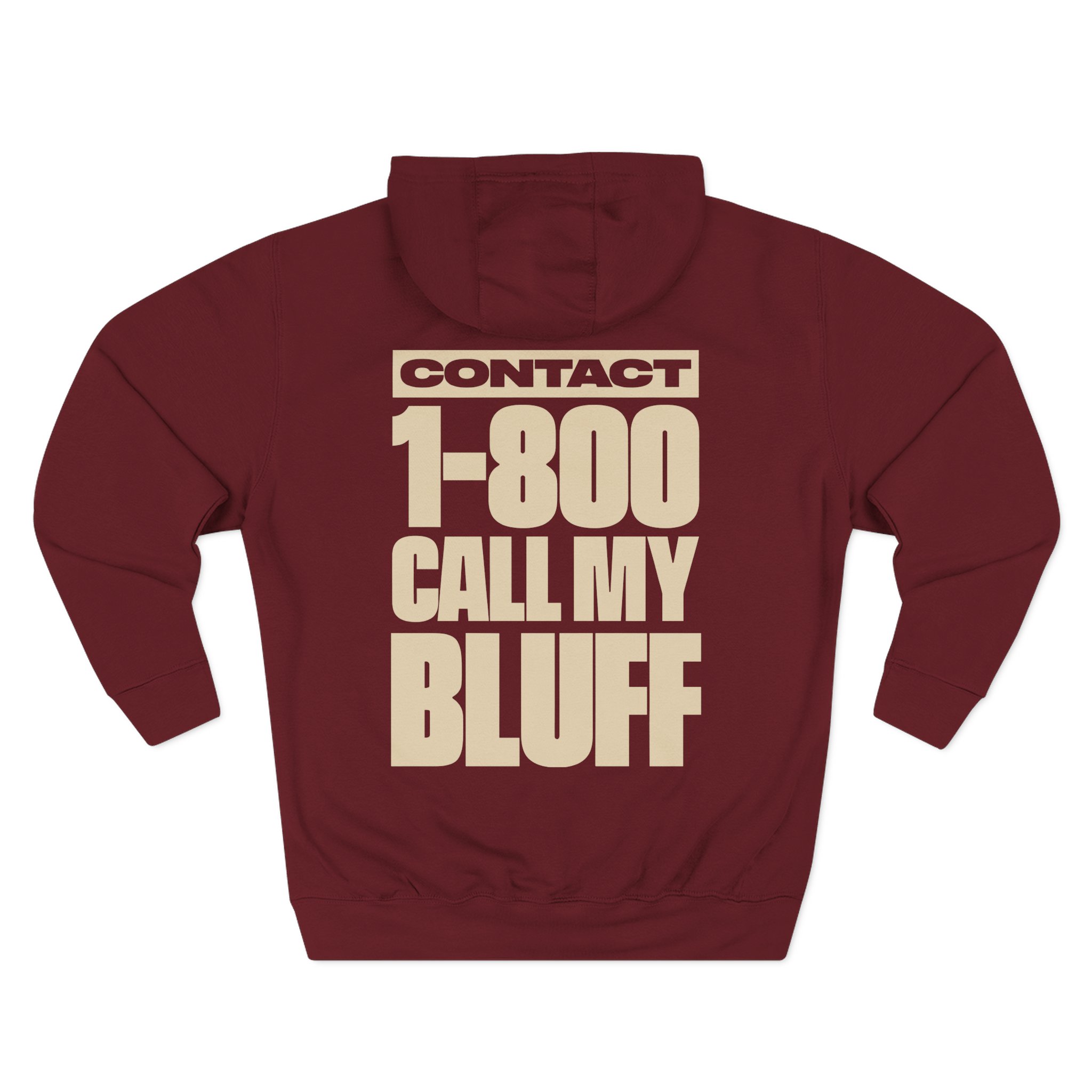 Clipse 1-800 Call My Bluff Three-Panel Fleece Hoodie