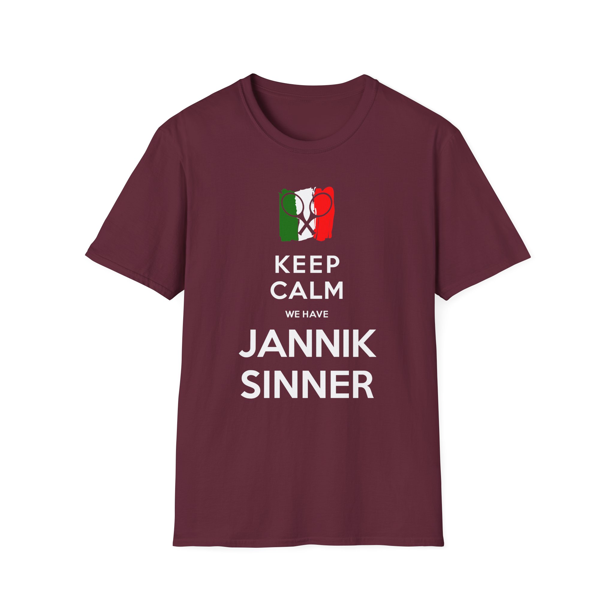 Jannik Sinner Keep Calm We Have Unisex Softstyle T-Shirt