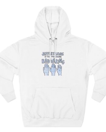 Jeffrey Lewis Bad Wiring 12" Three-Panel Fleece Hoodie