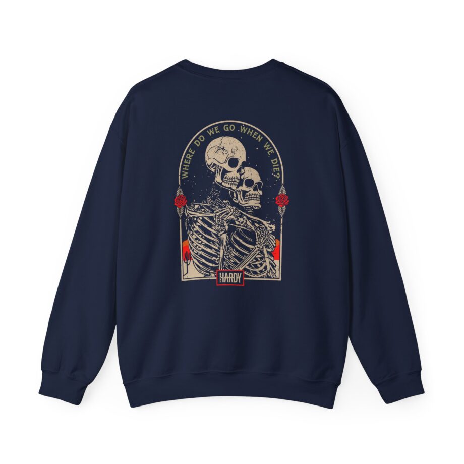 Hardy When We Die Unisex Heavy Blend™ Crewneck Sweatshirt