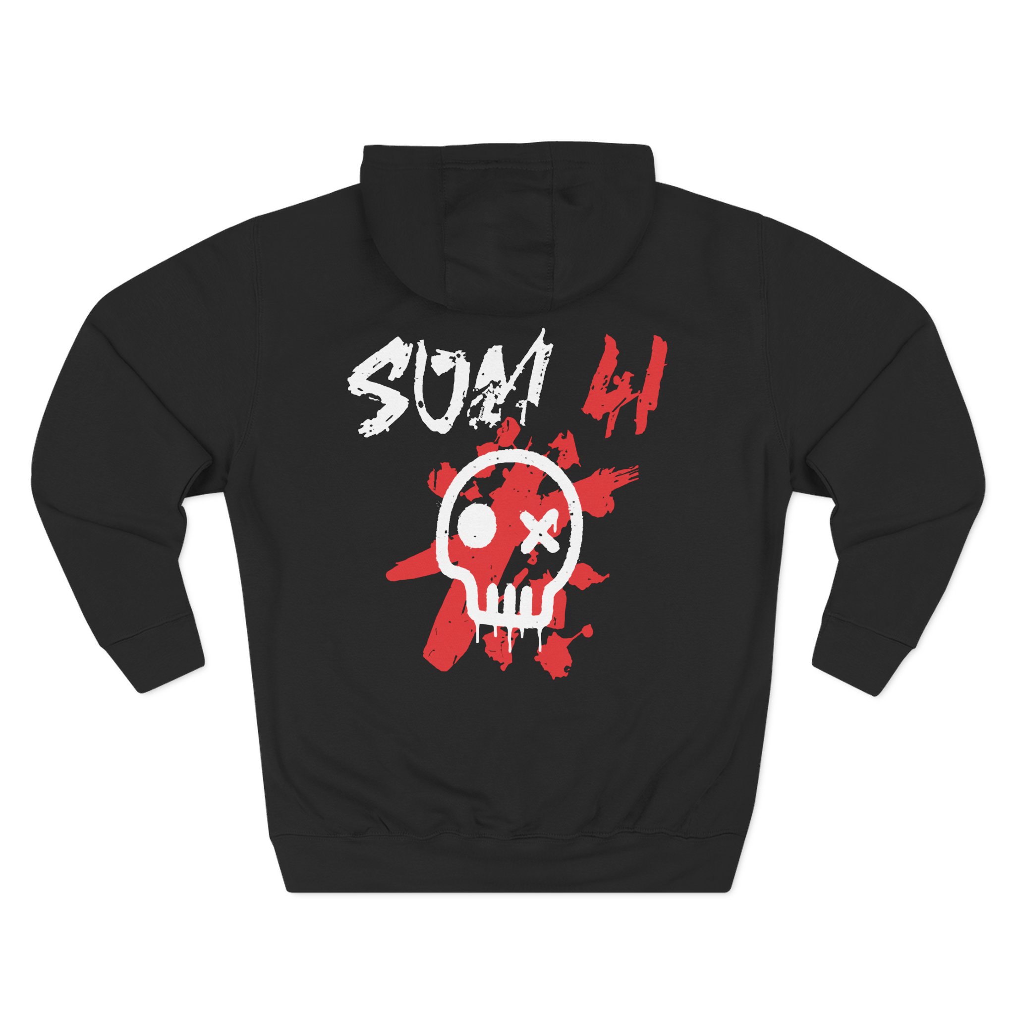 Sum 41 Skull Three-Panel Fleece Hoodie