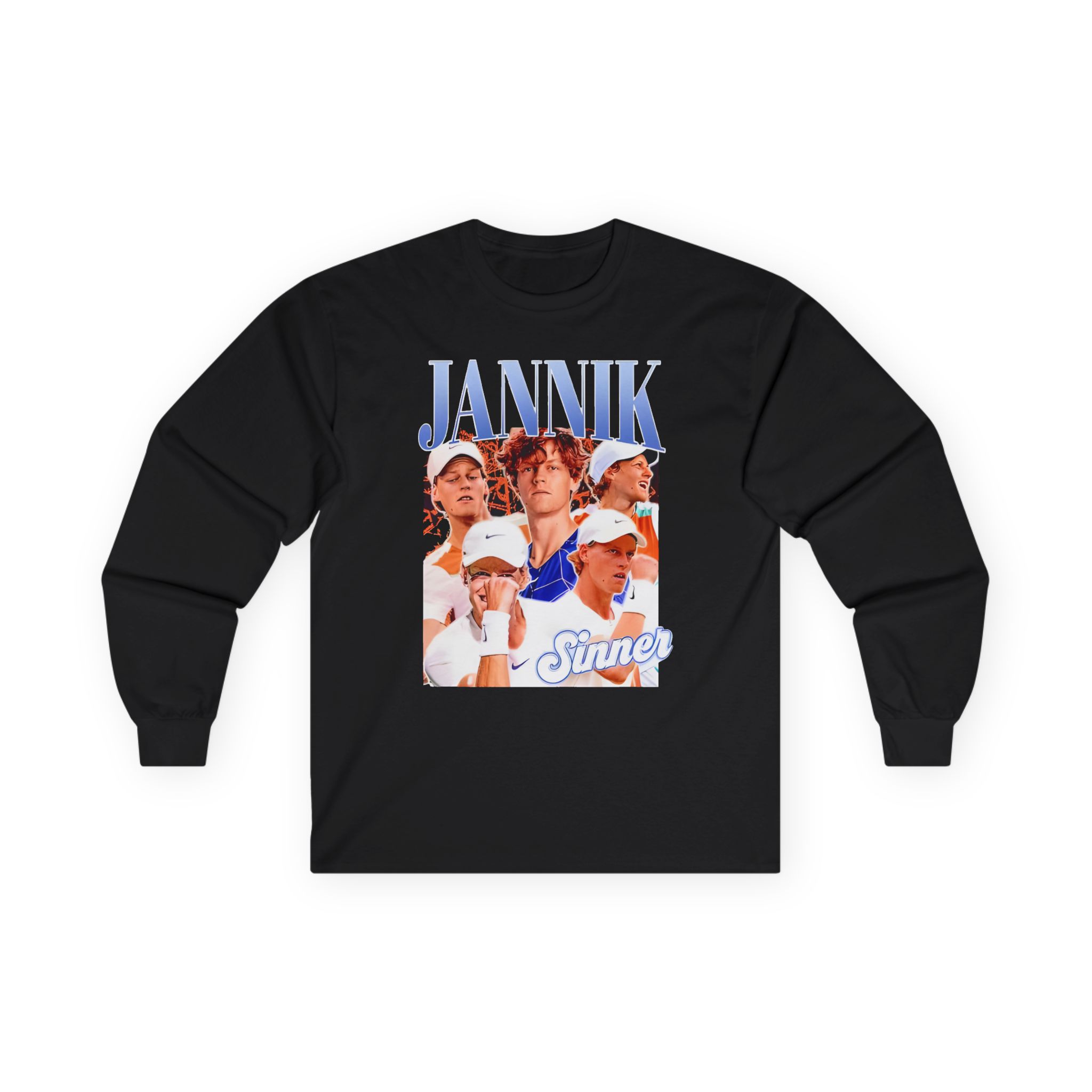 Jannik Sinner Retro Art Unisex Ultra Cotton Long Sleeve Tee