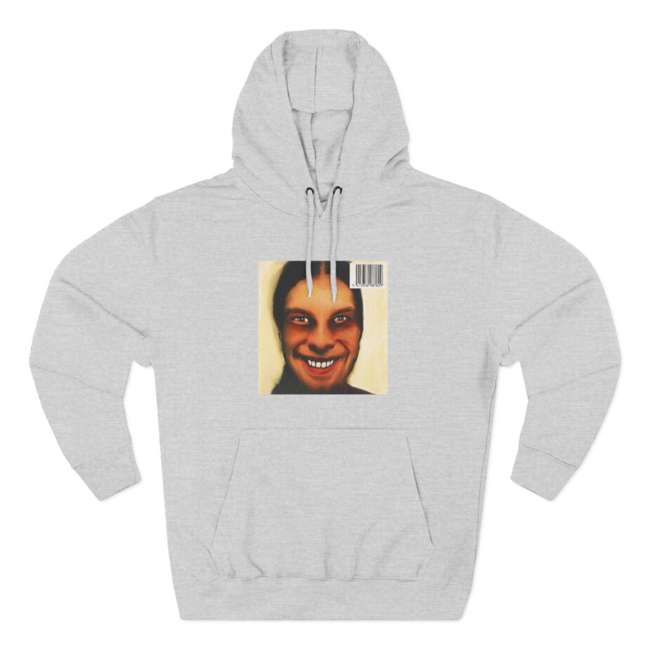 Aphex Twin I Care Because You Do  Album Cover Three-Panel Fleece Hoodie