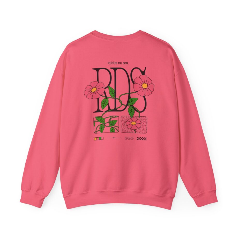 Rufus Du Sol Flower Ecru Unisex Heavy Blend™ Crewneck Sweatshirt