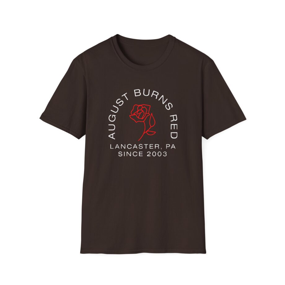 August Burns Red Rose Unisex Softstyle T-Shirt