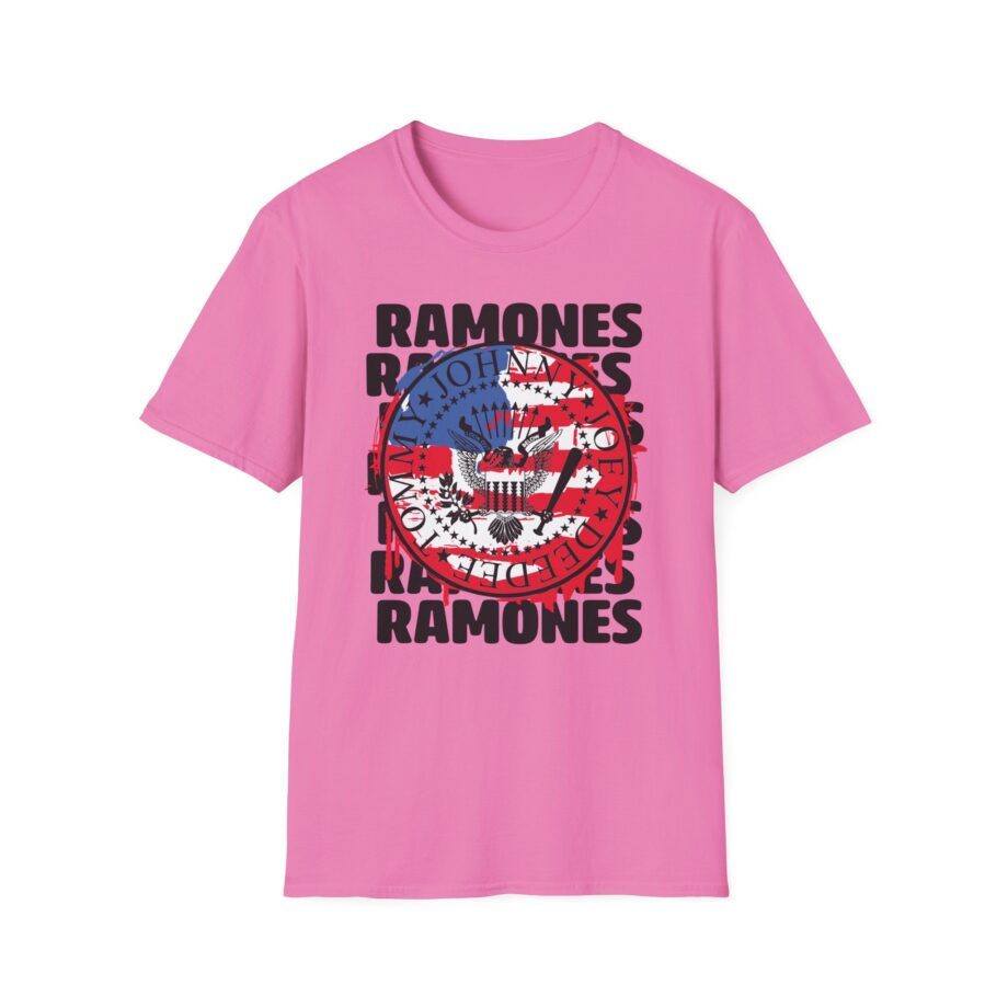 Ramones US Flag Unisex Softstyle T-Shirt
