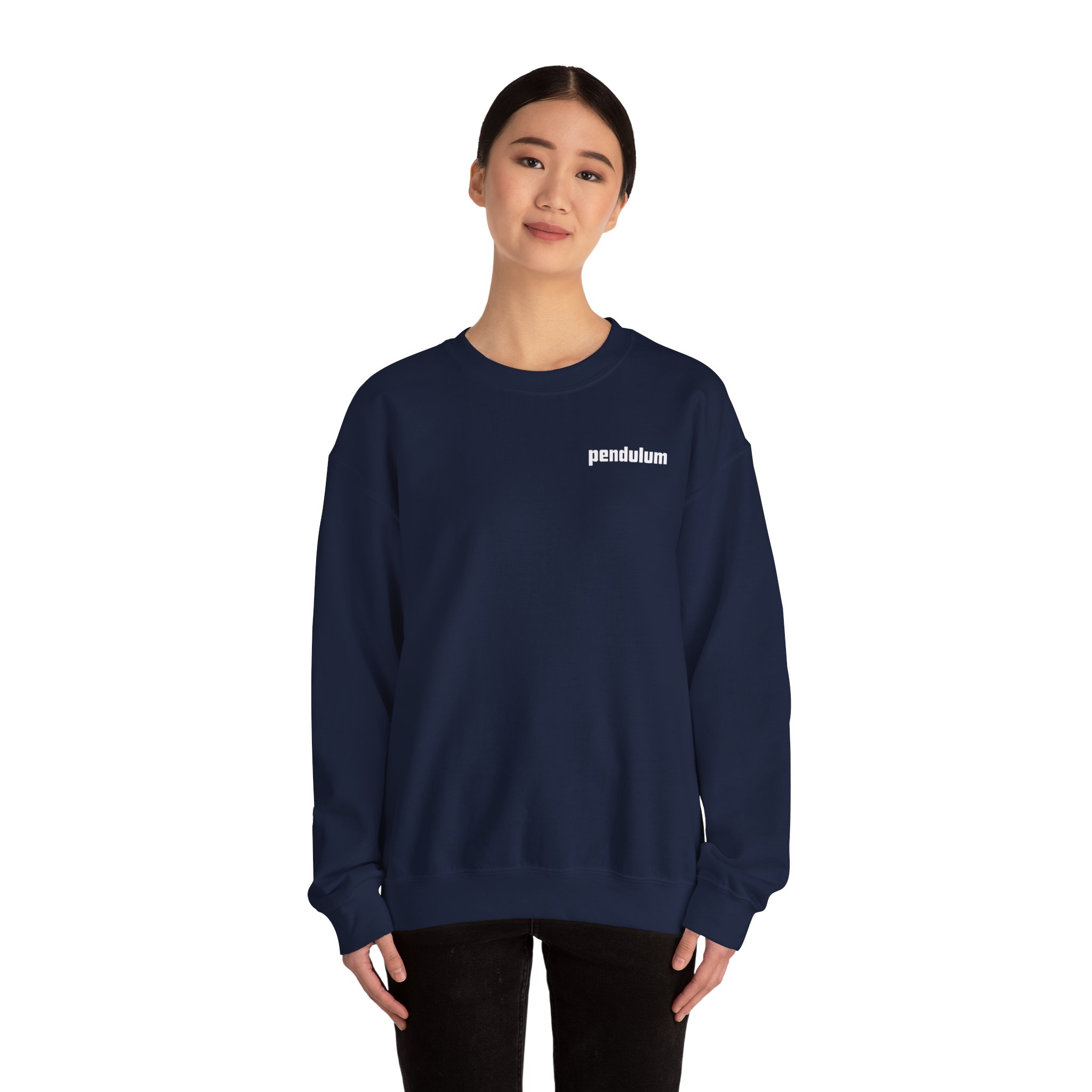 Pendulum Globe Glow in the Dark Logo Unisex Heavy Blendâ„¢ Crewneck Sweatshirt