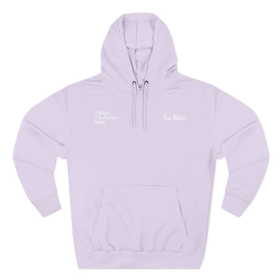 Faye Webster I Know I'm Funny Haha Three-Panel Fleece Hoodie