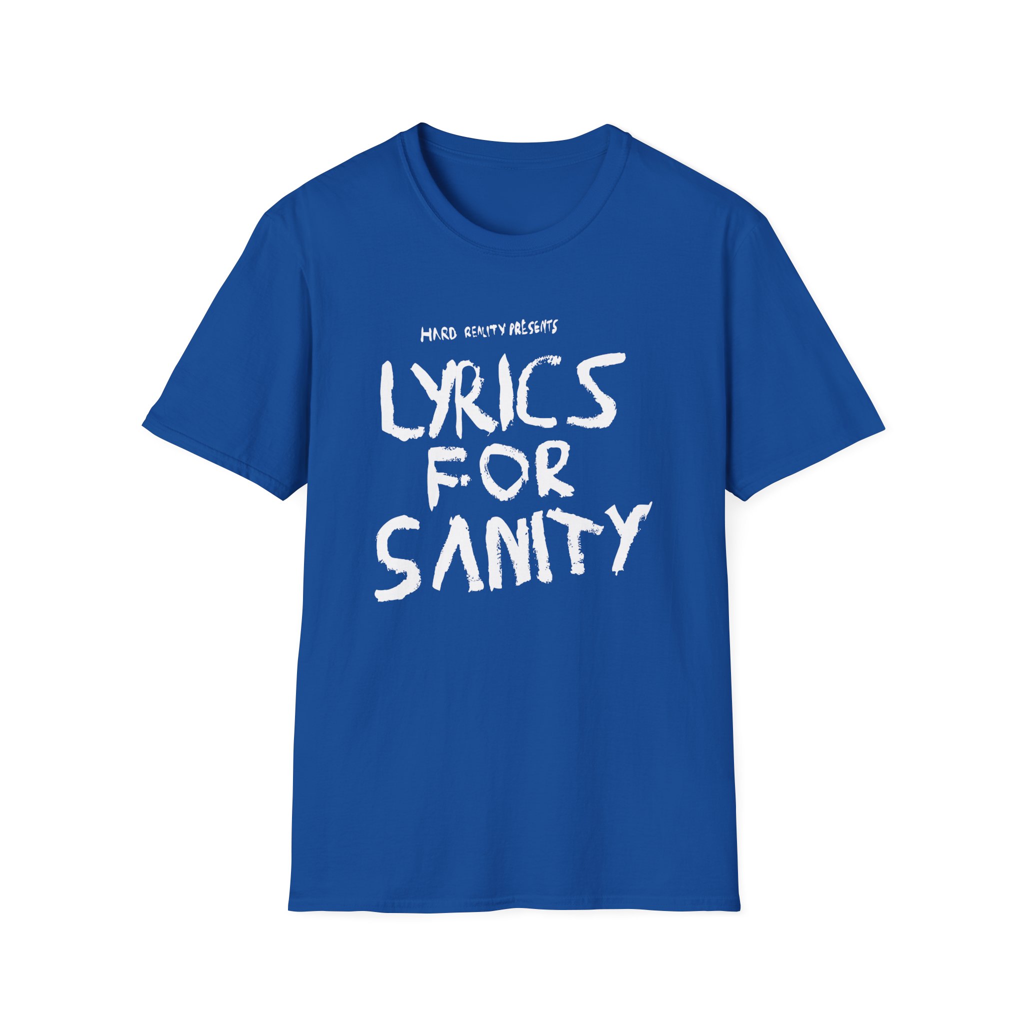 Songer Lyrics for Sanity Unisex Softstyle T-Shirt